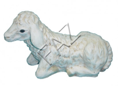 Design Lying Sheep Figure Garden Statue Sculpture Figures Sculptures New